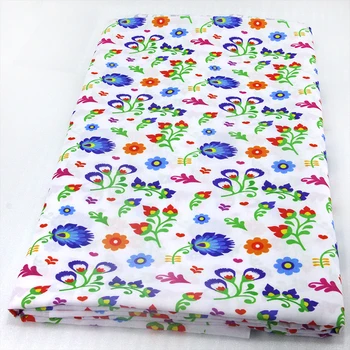 Dikiş Tilda Bebek için Ev Tekstil, Yatak Dokusu Çocuklar için 50*145CM kumaş çiçek Polyester ve pamuk Klasik Dantel ayçiçeği,c468