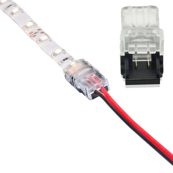 3528 su Geçirmez set içindekiler: * hızlı Ekleme Tel Kablo bağlantısı Şerit Kablo 2 pin Elektrik Crimp Terminal Blokları İletken LED