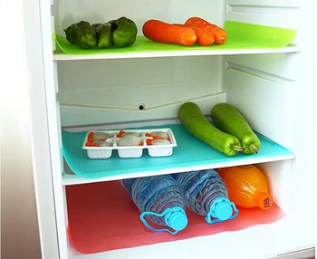 4 Adet/29cm*45cm Moda Buzdolabı Yastıkları Antibakteriyel Zehirli Küf Nem Emme Pedi Yemek Masası Paspas seti