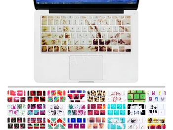 HRH Moda Desen Tasarımı Apple Macbook Air 11.6 inç için A1465/A1370 Klavye Kapak Cilt Koruyucu Koruyucu Film Silikon