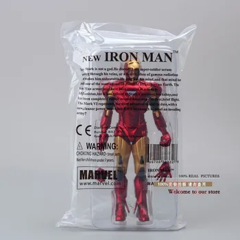 Yeni Iron Man 3 Figürü süper Kahraman Demir Adam Mark 42 PVC Şekil Oyuncak 20cm Chritmas Hediye HRFG063