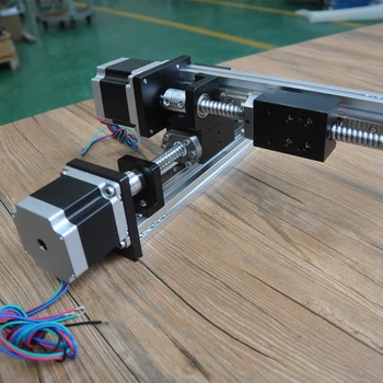 XY eksen robot kol iplik çubuk için ücretsiz Kargo FLS40 lineer kılavuz ray sahne slayt modülü vidalı özelleştirme kabul