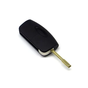 LOGO Ücretsiz Nakliye İle Ford Focus Mondeo Festiva Füzyon KA WhatsKey Yerine 3 Düğme Uzaktan Katlama Flip Anahtar Durumunda