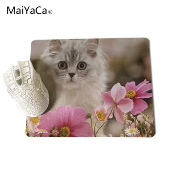 MaiYaCa 2017 Sıcak Sevimli Farsça Kedi yavrusu Yeni Küçük Boy Mouse Pad Kaymaz Kauçuk Yüzey 220mmX180mmX2mm ve 250mmx290mmx2mm Sat