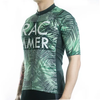 Racmmer 2018 Nefes Bisiklet Forması Kısa Kollu İlkbahar Yaz Erkek Gömleği Giymek Bisiklet Yarışı Bisiklet Giyim Üstleri #DX-17