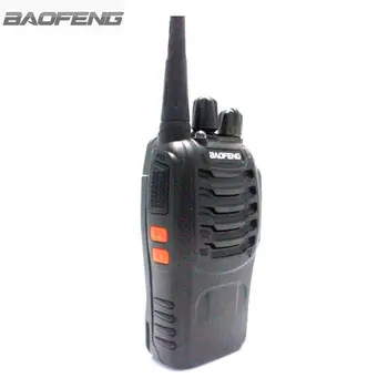 470MHz Frekans Taşınabilir Radyo Kulaklık İle amatör Radyo Hf Tran 400 Körfez BF-888S UHF Walkie Talkie Siyah OKUYUN-