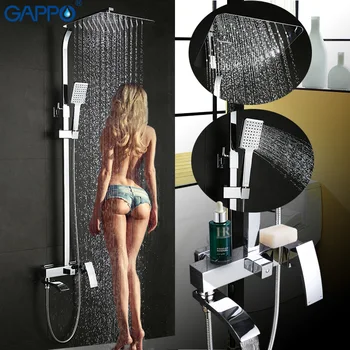 GAPPO banyo musluk Banyo Duş musluk duş musluk kafasını duvara karıştırıcı torneira şelale duş Mikser musluk banyo musluk duş seti