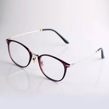 Y1121 4.0 0.25 HEJİE Okuma Gözlükleri Kadın Ultra Hafif ULTEM Çerçeve Ultra-ince Yuvarlak Kaplama Lens Anti-Parlama Ayarı+-+