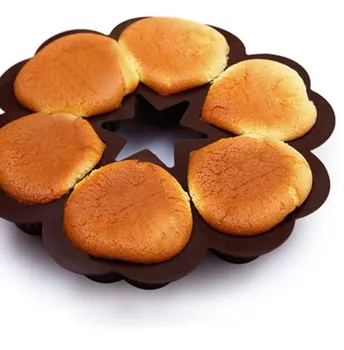 DİY Pasta Kalıpları 6 aşk Kalp Şeklinde Silikon Sabun Kalıbı Silikon Kek Kalıpları 3D Kek Tatlı Şeker Tepsi Böreği Pişirme Araçları