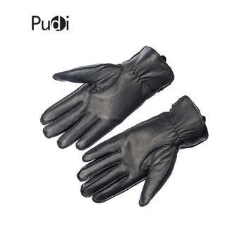 İçinde kürk ile GL7018 erkek hakiki deri eldiven yeni stil Rus kışı sıcak bir parça gerçek inek deri eldiven