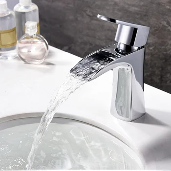 HİDEEP Banyo Kolu Tek Delik Sıcak Soğuk Su Karıştırıcı Lavabo Banyo Mutfak Lavabo Musluk Güverte Monte Karıştırma Muslukları