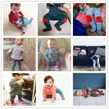 0 perakende-36months tayt çorap moda kalınlaşmış çocuk Çocuk bebek Bebek Penye bahar, sonbahar, kış, sonbahar çizgili