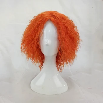 HAİRJOY Kinky Kıvırcık Peruk Sentetik Saç Kadın Orta boy Portakal Cosplay Yüksek Sıcaklık Fiber Ücretsiz Kargo Peruk