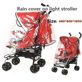 Pram rainshade şemsiye toz Olmayan bebek arabası aksesuarları raincover su geçirmez kapak-toksik Tatsız PU