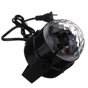 MOBİL RGB Crystal Magic Ball Sahne Etkisi Işık Otomatik Ses Kontrolü DMX Lazer Projektör Disko Parti DJ Club KTV LED Lamba