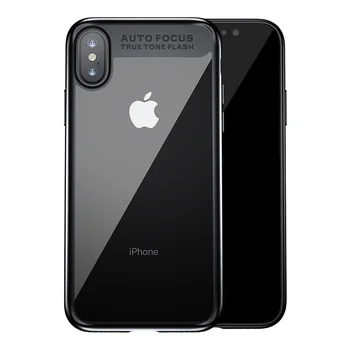 İPhone İçin iPhoneX Lüks Kılıf için iPhone X Durum Bu Funda kabuk durumda Baseus Tam Koruyucu PC & TPU Silikon kılıf X