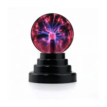3 inç Sihirli Plazma Topu Retro Işık Oda Dekor Hediye Kutusu Şimşek Işık Lav Lambası Noel Partisi Dekoru Moda Dekor Lamba Lamba