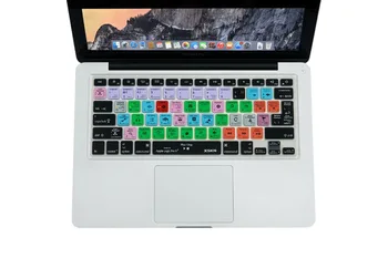 Macbook Air 13 inç için Logic Pro X 10 İşlevsel Kısayol Silikon Klavye Kapak Cilt, 13 Macbook Pro 15 için, ABD ve Avrupa