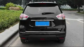 Nissan X için Jameo Oto Araba Bagaj Kapısı Bagaj kapağı Trim Dış Kalıp-trail Xtrail T32 Rogue - 2016 Aksesuarlar Araba-Şekillendirme
