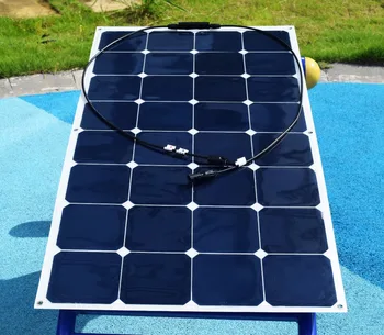 BOGUANG 1x 100 WATT esnek güneş paneli 12 V güneş paneli hücre kitleri DİY yat tekne deniz RV pil ABD açık şarj modülü