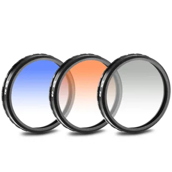 Dji In OSMO/İlham 1 Mezun Renk Filtre Ayarlamak için Neewer 3 Adet dji In Filtre Kiti:Mezun ND8+Turuncu+Mavi Filtre