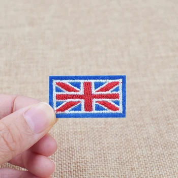 Diy yama aplike demir UK giyim demir bayrakları yamalar Rozetleri giyim çanta aksesuar dikiş yamaları işlemeli