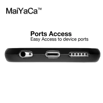 MaiYaCa iPhone 7 8 Mermer İlk İsmi Özel Cep Telefonu kılıfı Kişiselleştirilmiş Artı 5 5s 6 6 Capa 10 Yumuşak Lastik Telefonu Çanta X SE