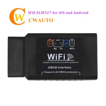 Wifi ELM327 V2.1 OBD2 EOBD Kod Okuyucu ELM 327 Tarama Aracı Desteği Android ve iOS Telefon
