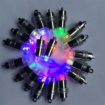 10Pieces/Lot pille Çalışan su Geçirmez Mini Halloween Kağıt Fener Parti Dekorasyon Balon için LED Işık