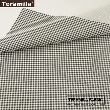 Ev Tekstili Klasik Çekler Tasarım %100 Pamuklu Kumaş TERAMİLA Kabartılmış Malzeme Yatak örtüsü Kırkyama Perde Yastık Tecido Yatak