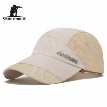 Mege Marka Unisex Yaz Cap Nefes Örgü Yamalı, İnce ve Hızlı Kuru Beyzbol Şapkası Baba Şapkası casquette de marque gorras hombre