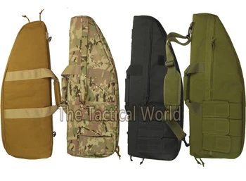 Taktik Silah çanta 70cm Çanta Sırt çantası Çekim Airsoft Paintball Avcılık Dişli Savaş Oyunu Aksesuar Siyah Kahverengi Yeşil Çanta Açık