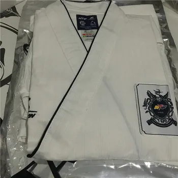 Yeni başlayanlar resmi Tekvando büyükler Çocuk Erkek Kadın için beyaz yaka taekwondo üniforma toptan normal kıyafetler-190cm Poomsae