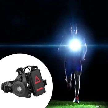S5 Işıklar Çalışan yeni Açık Spor Gece el Feneri Uyarı Işıkları USB Şarj Göğüs Lamba Beyaz Işık Meşale Çalışan LED