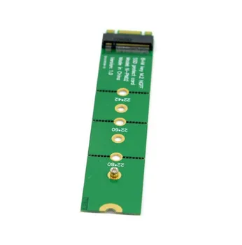 Kadın Uzatma Adaptörü, PCI-E 2 Lane M. 2 B+M tuşuna NGFF SSD 520 60 mm 80 mm Erkek Kartlar PCBA Ekle