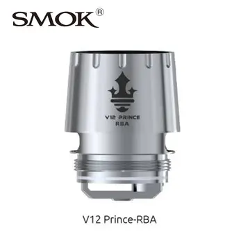 DİY Severler için SMOK TFV12 PRENS Atomizör için orijinal TFV12 SMOK PRENS RBA Coil 0.5 ohm Çift Bobin Kafa Elektronik Sigara