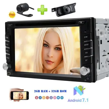 Ön ve Arka Kamera+Çizgi Araba DVD Player, Otomobil GPS Navigasyon Bluetooth Radyo TSK DAB+6.2 7.1 Car Stereo Double Din