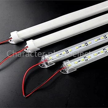 5630/5730 5 adet 50cm DC SMD Sert LED Şerit Bar Işık+pc kapak (sıcak beyaz / soğuk beyaz)Bar Işık tüp LED