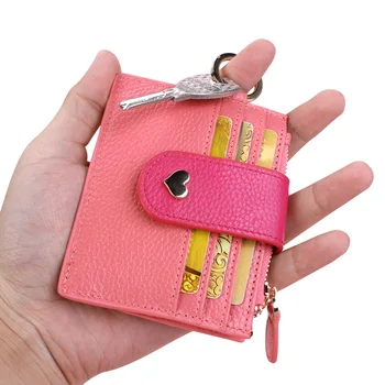 2017 yeni kart çanta kadın ince deri banka kartı çanta kadın Koreli kadın deri cüzdan kart sahibinin