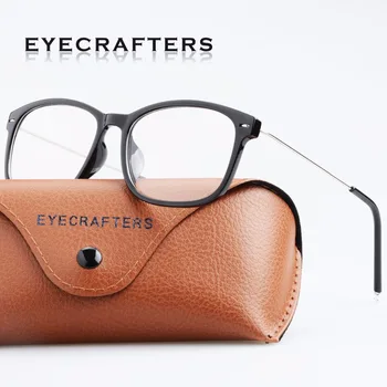 Moda Vintage Retro Degrade İnce Çerçeve Şeffaf Lens Optik Gözlük Erkek Gözlük Çerçeve Gözlük Kadın Gözlük