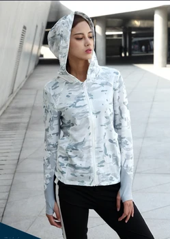 Çoklu Kamuflaj Kadın Kapşonlu & Sweatshirt %100 Polyester Fermuarlı Gömlek Yukarı MTP MCBK MCA MC Alphin