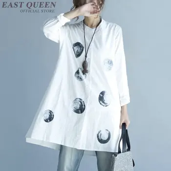 Çince Geleneksel elbise beyaz bayanlar şık gömlek dressAA3301 Y