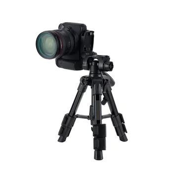 Profesyonel Tripod Kamera için Taşınabilir Seyahat DSLR SLR Dijital Kamera için Ayarlanabilir Kafa Alüminyum Kamera Tripod Monopod