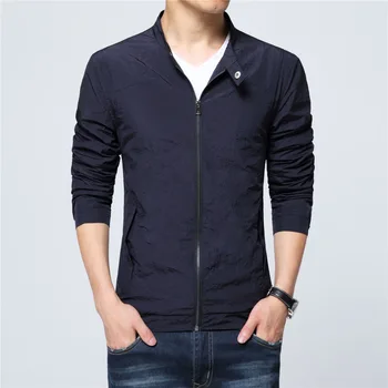 Erkek ince ilkbahar Yaz 6XL için 2018 Erkek Kore slim fit moda Ceket siyah mavi beyaz artı boyutu M nakliye drop ceket