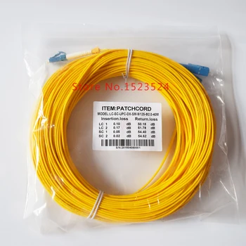 2.0 ücretsiz Nakliye LC/UPC SC/UPC LC-SC Fiber Optik Patch Cord Fiber Kapalı Fiber Kablo SM PVC 40 mm