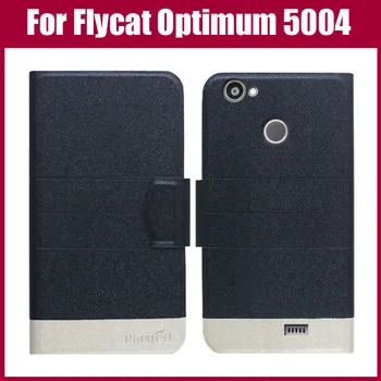 Sıcak Satış! Flycat Optimum 5004 Durumda Yeni Varış 5 Renkler Moda Lüks Ultra-ince Deri Telefon Koruyucu Kapak