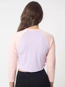 2016 Bahar Kadın Kırpılmış T-shirt Sweatshirt Uzun Kol Yamalı Gevşek Moleton Tee Femininos Unicorn Kırpma Üstleri