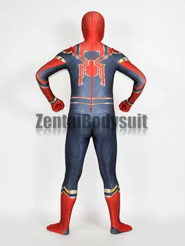 Örümcek Adam Balo Elbisesi Amerika İç Savaşı Örümcek Adam Cosplay Kostümleri Kaptan