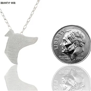 1 ADET Altın Gümüş Greyhound Greyhound Greyhound Charm Kolye Takı Pet Memorial Köpek Takı Hediye Üretilmiyor