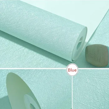 Gümüş Kabartmalı Düz Renk yapışkanlı duvar Kağıdı PVC su Geçirmez kap kağıdı Kendine